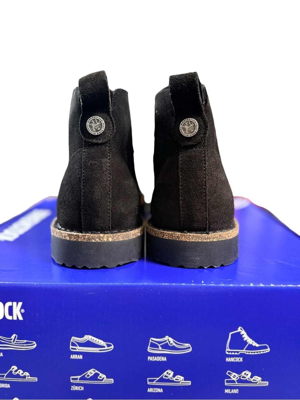NIB Birkenstock Uppsala Chukka Black Suede Boots 41 - Picture 3 of 13